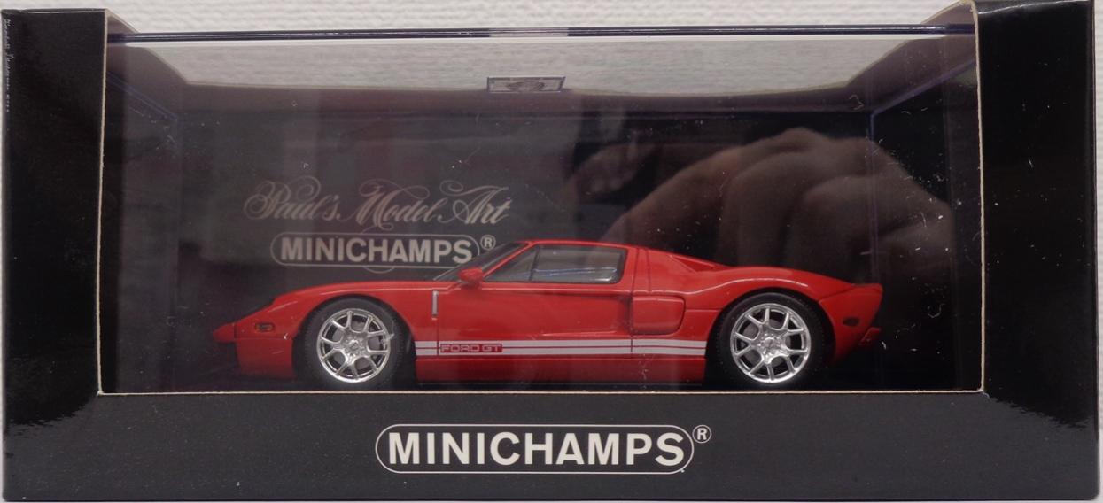 樂天商城 - 【中古】 その他 スケールミニカー(1/43) ミニチャンプス 1/43 フォードGT 2005 【B】 ※箱傷み・ケースに若干のこすれなどあり・商品の性質上多少の塗装ムラ等はご容赦ください