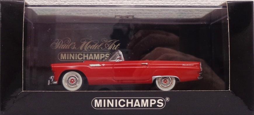 乐天商城 - 【中古】 その他 スケールミニカー(1/43) ミニチャンプス 1/43 フォード サンダーバード 1955 【B】 ※開封品・外箱に若干の傷み,汚れあり・商品の性質上多少の塗装ムラ等はご容赦ください