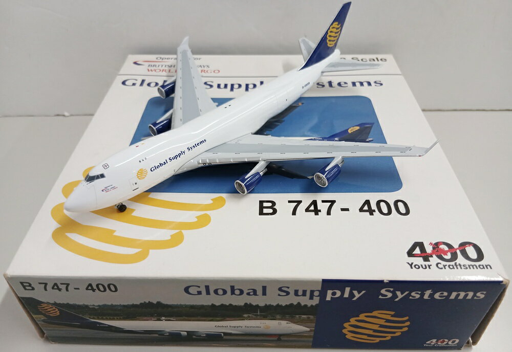 【中古】 その他 完成品(航空機) 民間機 1/400 ビッグバード　B747-400　グローバル・サプライ・システ..
