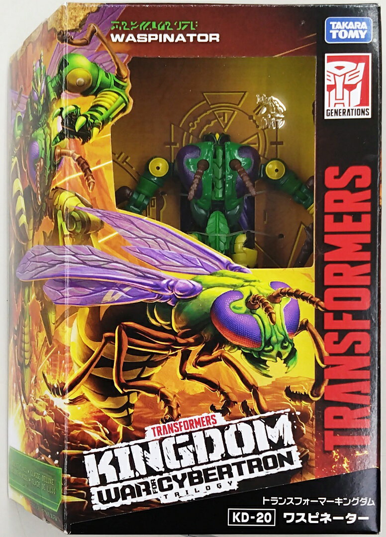 【中古】 その他 トランスフォーマー タカラトミー トランスフォーマー キングダム KD-20 ワスピネーター(ワスピーター/ビーストウォーズ) 【A´】 ※未開封品の為内容物状態未確認※外箱傷み・潰れ有