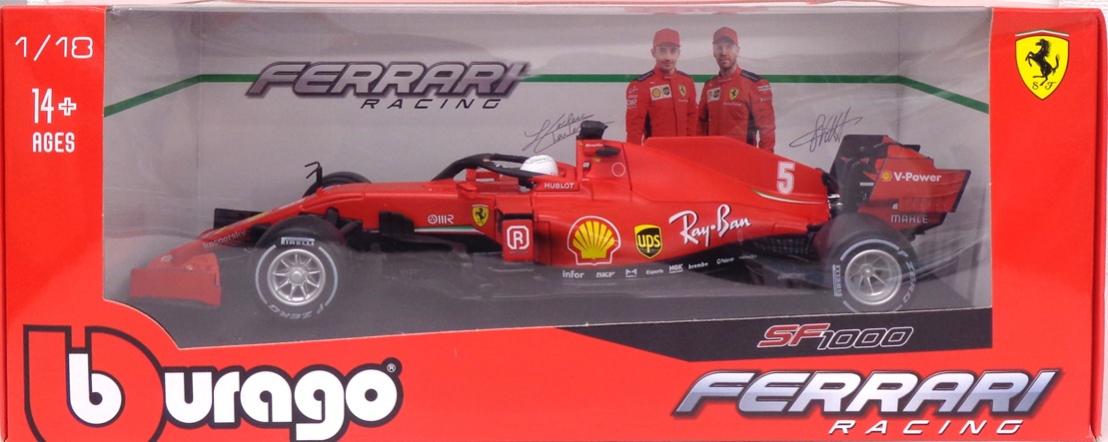 乐天商城 - 【中古】 その他 スケールミニカー(1/8～1/35) ブラーゴ 1/18 フェラーリ SF1000 (2020) トスカーナGP No,5 S.ベッテル 【B】 ※開封品・外箱に若傷みあり・商品の性質上多少の塗装ムラ等はご容赦ください