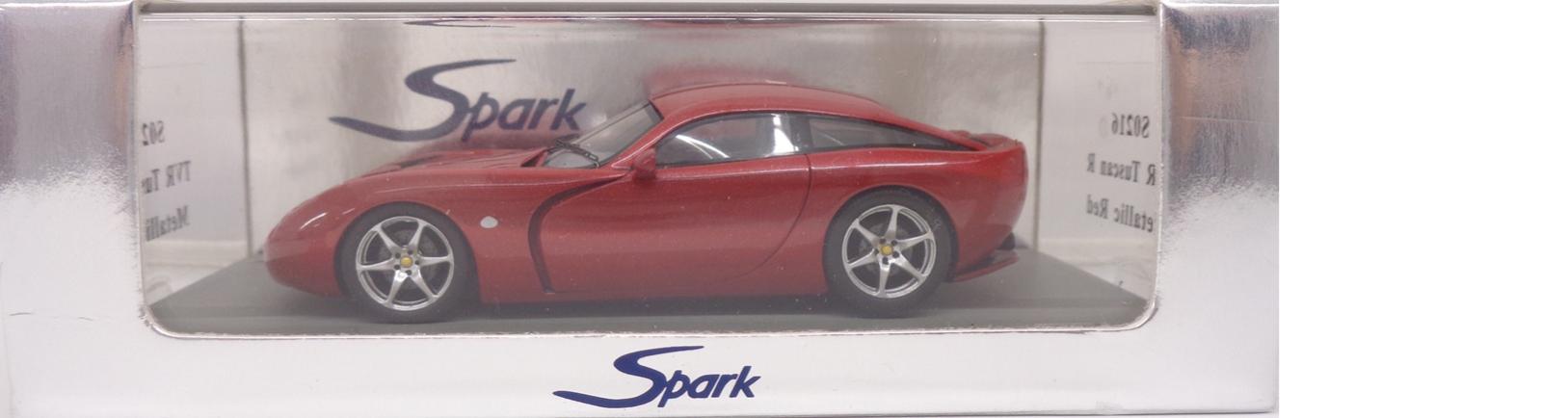 【中古】 その他 スケールミニカー(1/43) スパーク 1/43 TVR タスカンR メタリックレッド 【B】 ※開封品・ケースに若干の傷みあり・商品の性質上多少の塗装ムラ等はご容赦ください