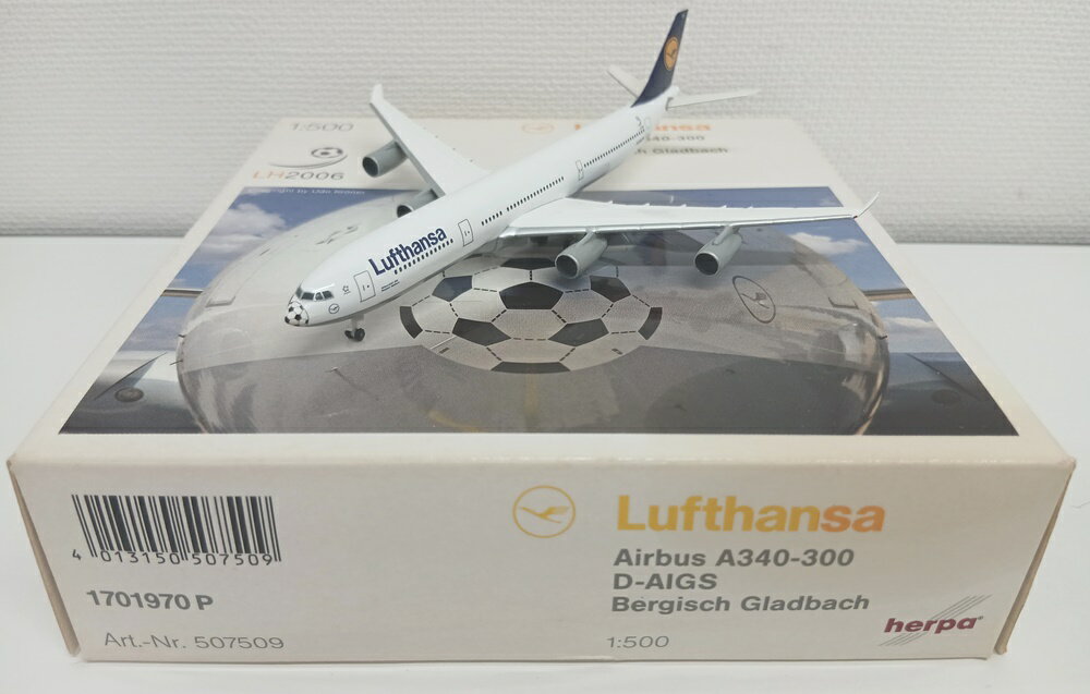 ����š� ����¾ ������(�Ҷ���) ̱�ֵ� 1/500 �إ�� 507509 A340-300 ��եȥϥ󥶥ɥ��ĹҶ� D-AIGS ��B�� ��Ȣ¿�����ߡ�����...