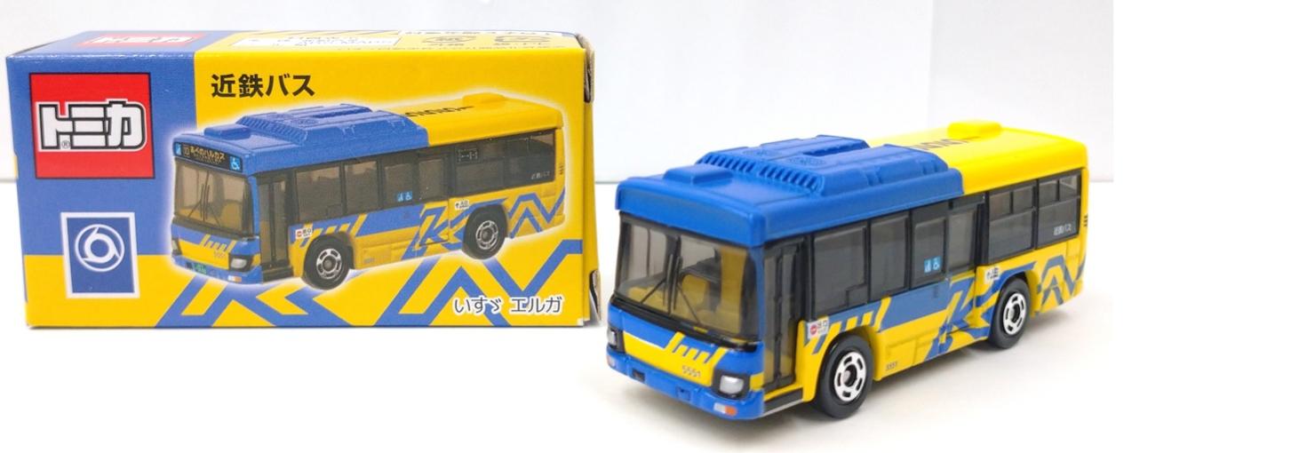 樂天商城 - 【中古】1/136 タカラトミー トミカ 近鉄バス いすゞエルガ 【C】 開封品、箱少し傷みあり、シールに折れあり：写真2枚目・商品の性質上多少の塗装ムラ等はご容赦ください