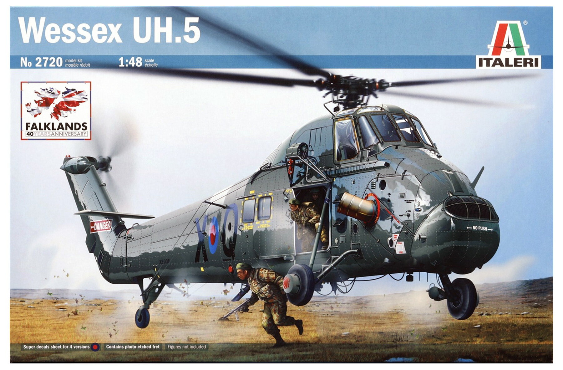 【中古】 その他 プラモデル イタレリ No.2720 (1/48) Wessex UH.5 【A´】 未組立・外箱に傷みあり