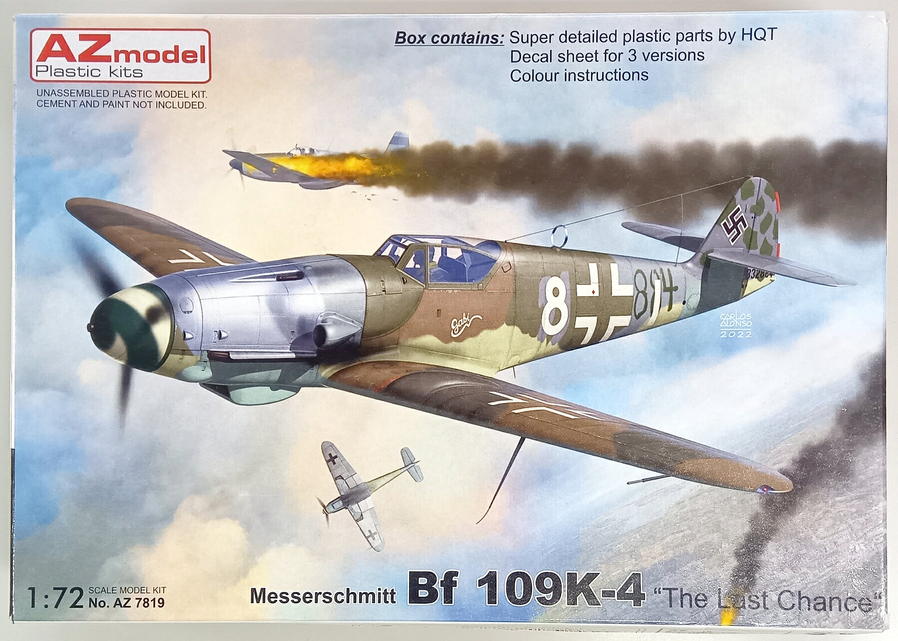 ����š� ����¾ �ץ��ǥ�(�Ҷ���) ���ѵ� AZ��ǥ� 1/72 �ɥ��Ķ��� ��å�������ߥå� Bf109K-4 �饹�ȥ���� ��B�� ̤��Ω�� ��Ȣ���ߡ����٤졦���� JAN:8592942278194
