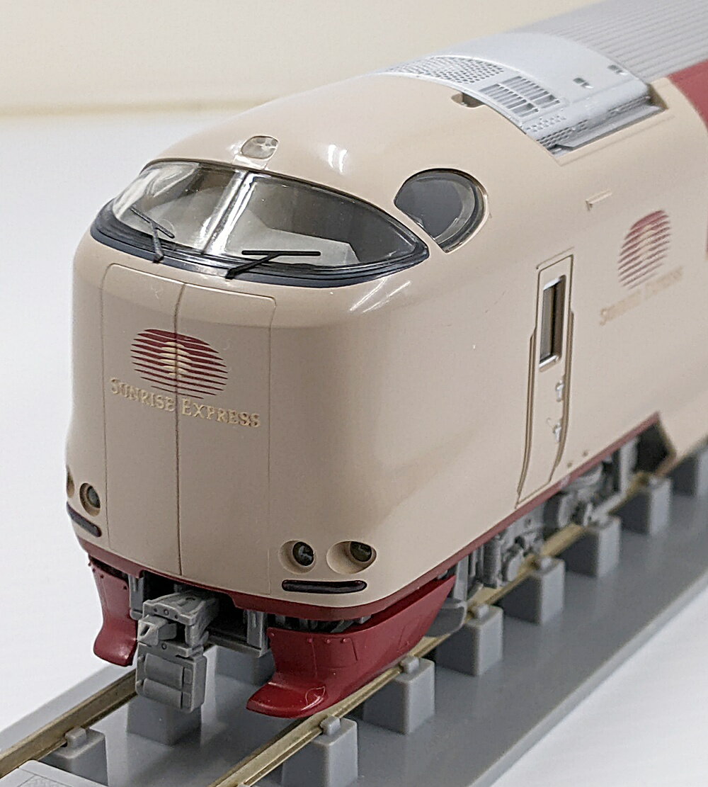 【中古】HOゲージ TOMIX(トミックス) HO-9002+HO-9004 JR 285系特急寝台電車(サンライズ)基本B+増結B 7両セット 【B】 パーツ取付残有 インレタ貼付残有 シール貼付未使用付属