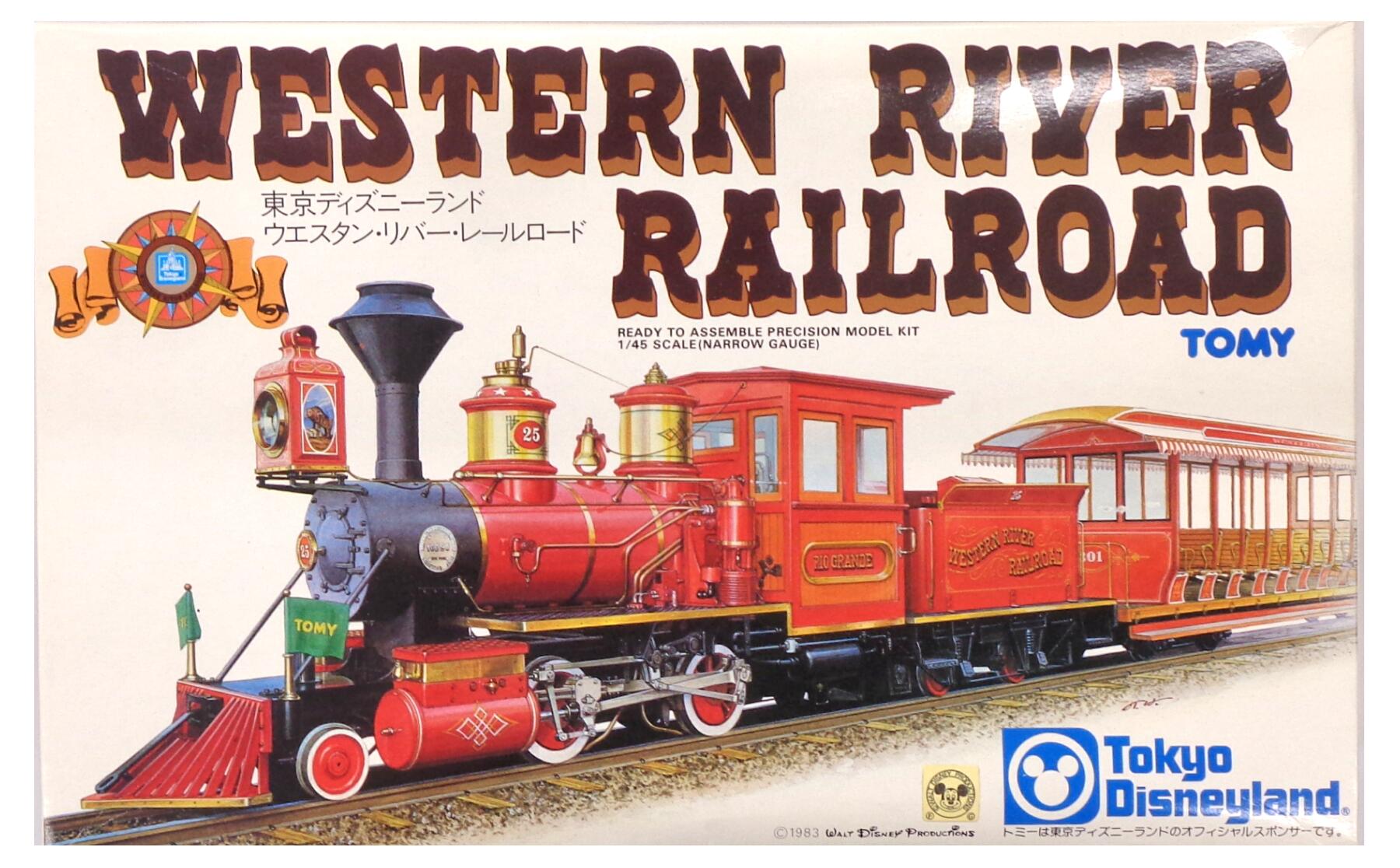 【中古】 その他 プラモデル TOMY 1/45 東京ディズニーランド ウエスタン・リバー・レールロード リオ・グランデ号 【A´】 ※未組立・外箱傷み
