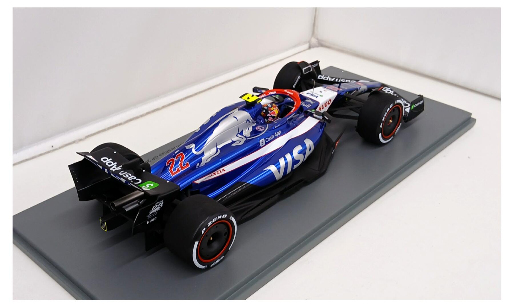 ����š� ����¾ ��������ߥ˥���(1/8��1/35) ���ѡ��� 1/18 Visa Cash App RB Formula One Team VCARB 01 No.22 Saudi Arabian GP 2024 Yuki Tsunoda ��B�� ����Ȣ�˼㴳�ν��ߤ��ꡦ���ʤ�������¿��������������Ϥ��ƼϤ�������