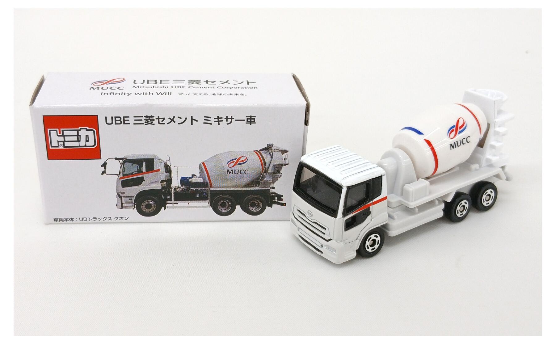 【中古】 タカラトミー タカラトミー トミカ UBE 三菱セメント ミキサー車 UDトラックス クオン 【B】 ※外箱に若干の傷みあり・商品の性質上多少の塗装ムラ等はご容赦ください