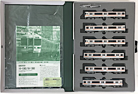 乐天商城 - 【中古】Nゲージ KATO(カトー) 10-1382+10-1383 313系0番台 (東海道本線) 基本+増結 6両セット 【A´】 ※スリーブ若干傷み / 増結セット同梱
