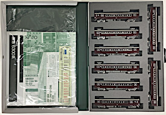 【中古】Nゲージ KATO(カトー) 10-1244+10-1245 阪急6300系 基本+増結 8両セット 2014年ロット 【A´】 ※全ての車両を10-1245のケースに収納 ※スリーブ若干傷み
