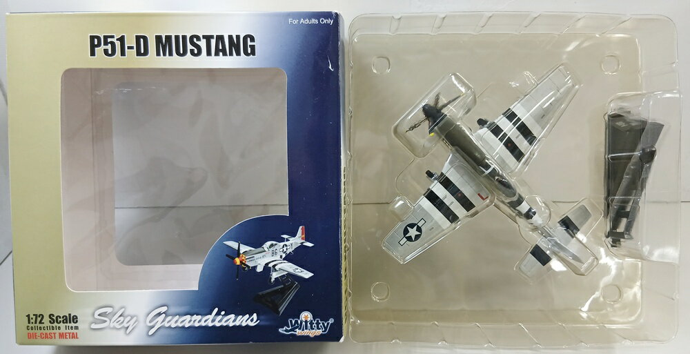 【中古】 その他 完成品(航空機) 軍用機 1/72 WittyWigns WTW-72-004-007 P-51D Hooflung Dung 【B】 外箱多少傷み　※商品の性質上、多少の塗装ムラ等はご了承ください。
