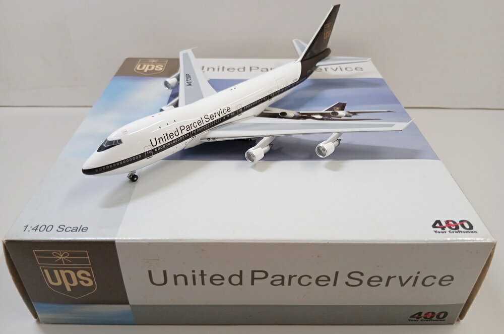 ����š� ����¾ ������(�Ҷ���) ̱�ֵ� 1/400 �ӥå��С��� B747-100 UPS/��ʥ��ƥåɡ��ѡ����롦�����ӥ� N672U...