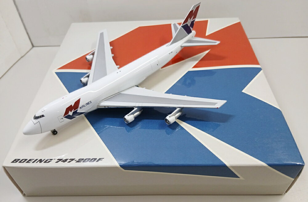 Airplane - 【中古】 その他 完成品(航空機) 民間機 1/400 ジェミニ GJMKA198 B747-200F MKエアラインズ 9G-MKI 【B】 外箱多少傷み ※商品の性質上、多少の塗装ムラ等はご了承ください。
