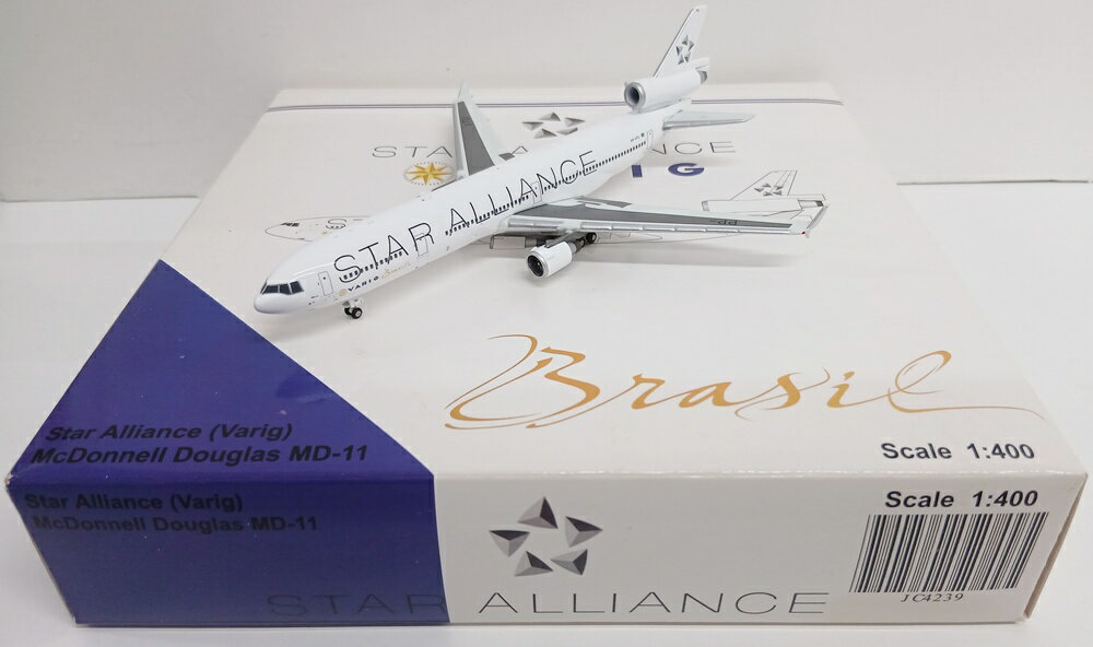 【中古】 その他 完成品(航空機) 民間機 1/400 JC Wings JC4239 MD-11 ヴァリグ・ブラジル航空 スター..