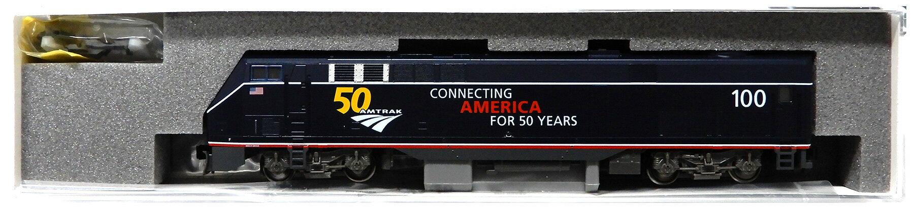 【中古】Nゲージ KATO(カトー) 176-6035 P42 #100 Amtrak Midnighy Blue with 50th Anniversary ...