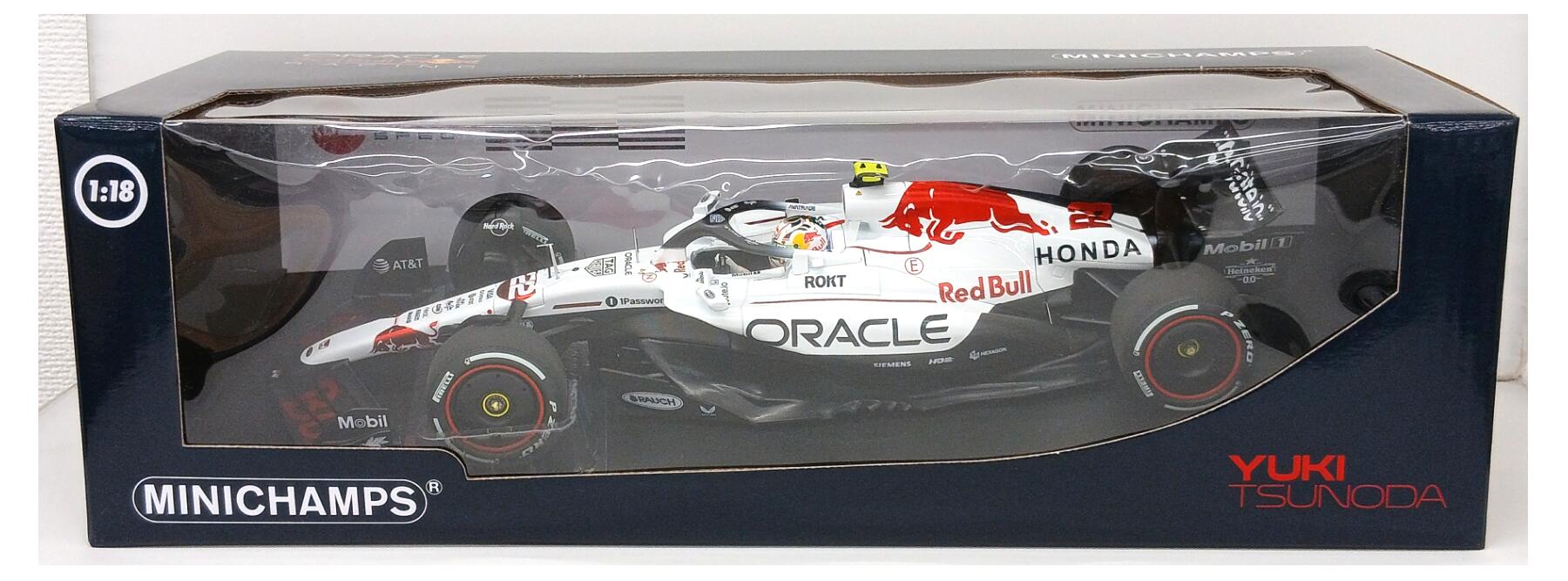 【中古】1/18 その他 110250322 オラクル レッド ブル レーシング RB21 角田裕毅 日本GP 2025 【A´】 ※本体未使用 外箱に若干の傷みあり 商品の性質上多少の塗装ムラ等はご容赦ください
