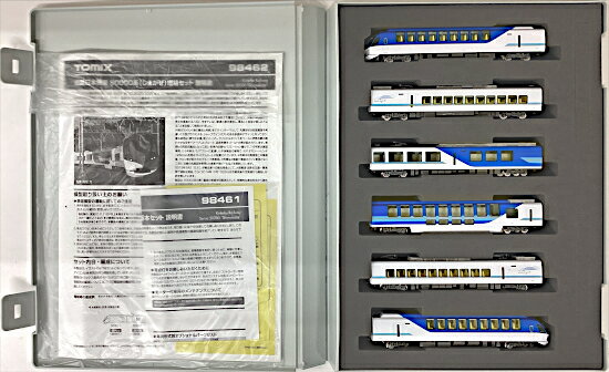 【中古】Nゲージ TOMIX(トミックス) 98461+98462 近畿日本鉄道50000系(しまかぜ) 基本+増結 6両セット 2021年ロット 【C】 ※全ての車両を98462のケースに収納 ※ボディマウントTNカプラーSPに交換 ※説明書折れ ※スリーブ若干傷み（楽天・ホビーランドぽち　楽天市場店）