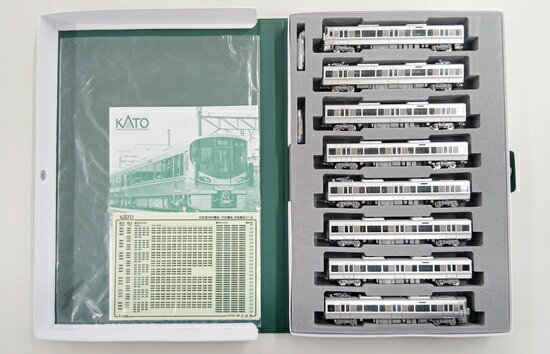 【中古】Nゲージ KATO(カトー) 10-1901 225系100番台(3次車) 新快速 8両セット 【B】 外箱傷み パーツ取付・残あり　転落防止幌の残パーツがランナーから切り出し