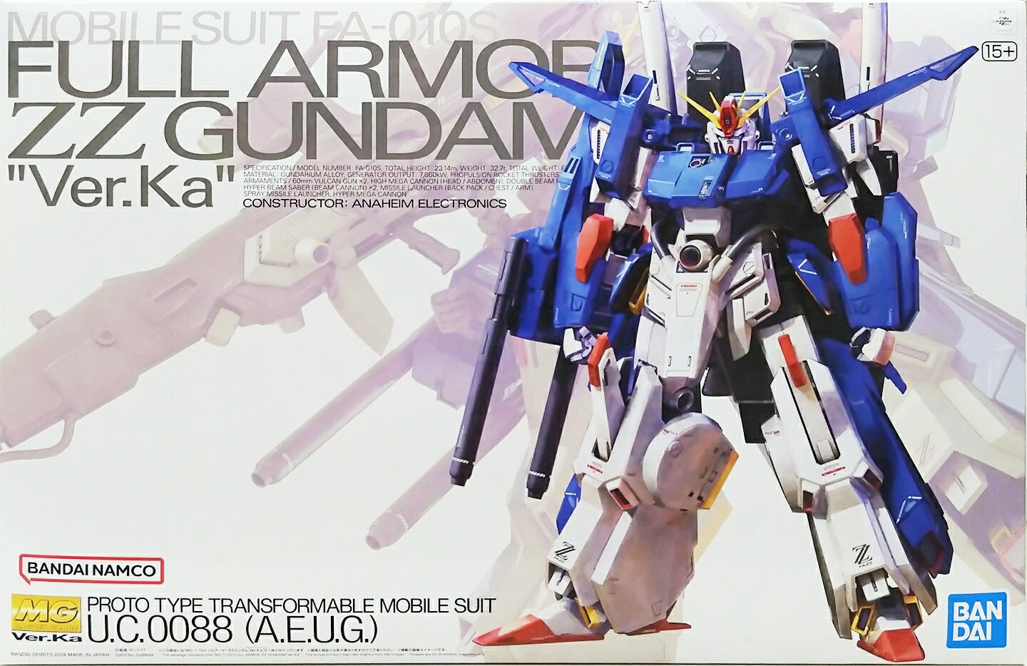 楽天市場】mg zzガンダム ver．kaの通販