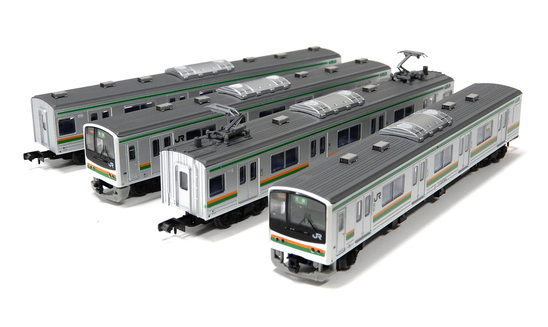 【中古】ジオコレ TOMYTEC(トミーテック) (488-491) 鉄道コレクション JR 205系600番代 宇都宮線 4両セット 【ジャンク】 外箱欠品（車両のみ）/ 車体に少々汚れ キズ 破損の場合あり / エアキャップに包んで発送致します