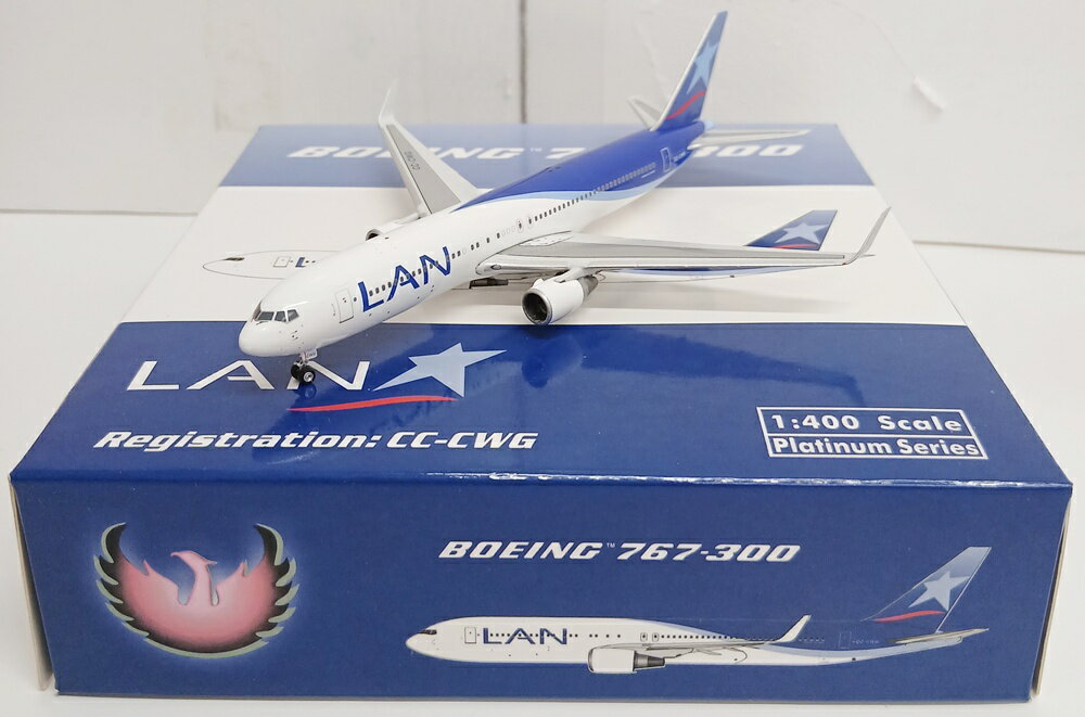 樂天商城 - 【中古】 その他 完成品(航空機) 民間機 1/400 フェニックス 10397 B767-300 ラン航空 CC-CWG 【B】 外箱多少傷み　※商品の性質上、多少の塗装ムラ等はご了承ください。