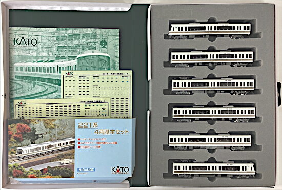 乐天商城 - 【中古】Nゲージ KATO(カトー) 10-435+10-436 221系 基本+増結 6両セット 2005年ロット 【A´】 ※全ての車両を10-435のケースに収納 ※スリーブ若干傷み