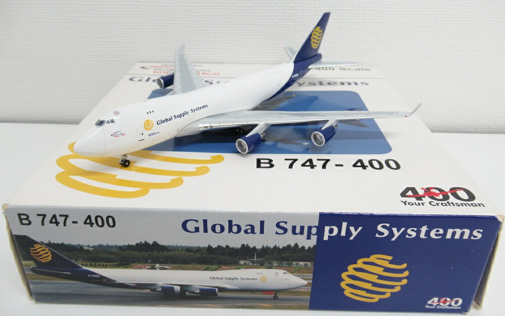 Other - 【中古】 その他 完成品(航空機) 民間機 1/400 ビグバード B747-400 グローバル・サプライ・システムズ G-GSSA 【B】 外箱多少傷み　※商品の性質上、多少の塗装ムラ等はご了承ください。