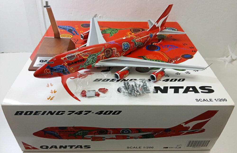 乐天商城 - 【中古】 その他 完成品(航空機) 民間機 1/200 JC Wings XX20321 B747-400 エバー航空 B-16411 【D】 外箱多少傷み　機体下部塗装ハゲあり　※商品の性質上、多少の塗装ムラ等はご了承ください。