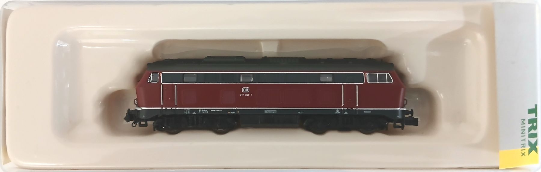 Other - 【中古】Nゲージ その他 外国型車両 TRIX MINITRIX 16272 DB ディーゼル機関車 217 001-7 Epoch IV 【A´】 塗装ムラあり/ケース傷み