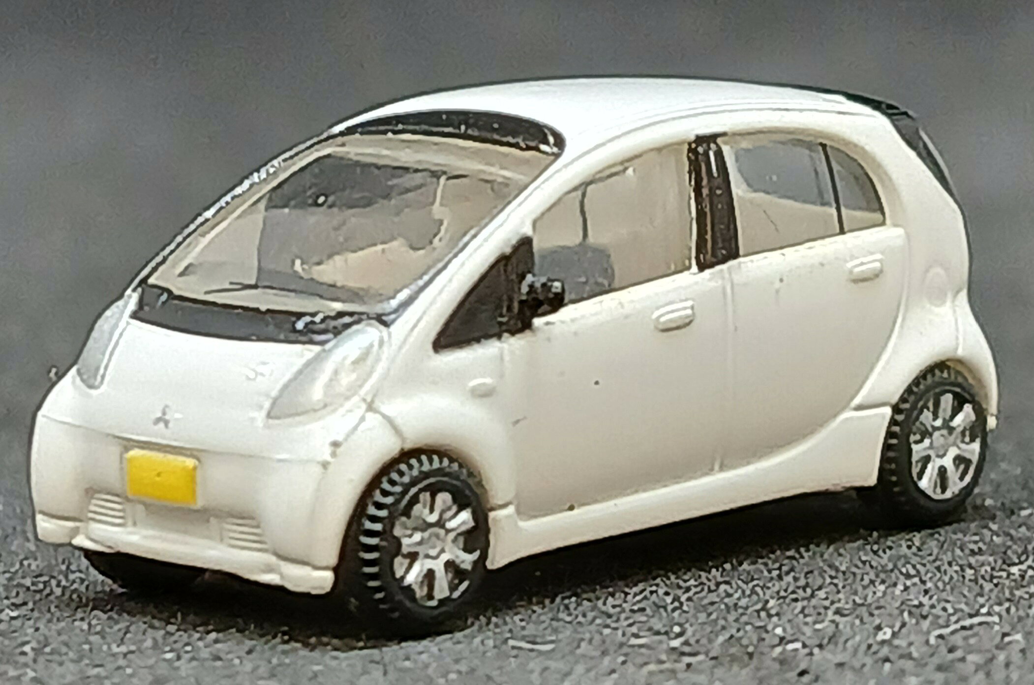 【中古】ジオコレ TOMYTEC(トミーテック) カーコレクション セットバラ カーコレクション(202)三菱 i-MiEV(アイ・ミーブ)(ホワイト) 【ジャンク】 ※車両のみ/緩衝材で梱包 ※メーカー出荷時からの塗装ムラは見られます。