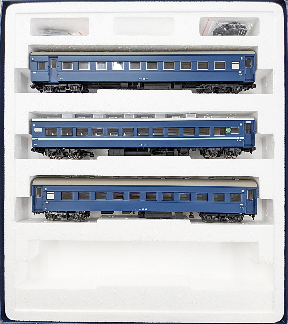 樂天商城 - 【中古】HOゲージ 天賞堂 57039 急行「ニセコ」旧型客車7輌セット 【ジャンク】 外箱傷み 説明書汚れ・外箱裏側汚れあり 保護シート、規格袋に交換　主なジャンク理由:スロ60車番擦れ