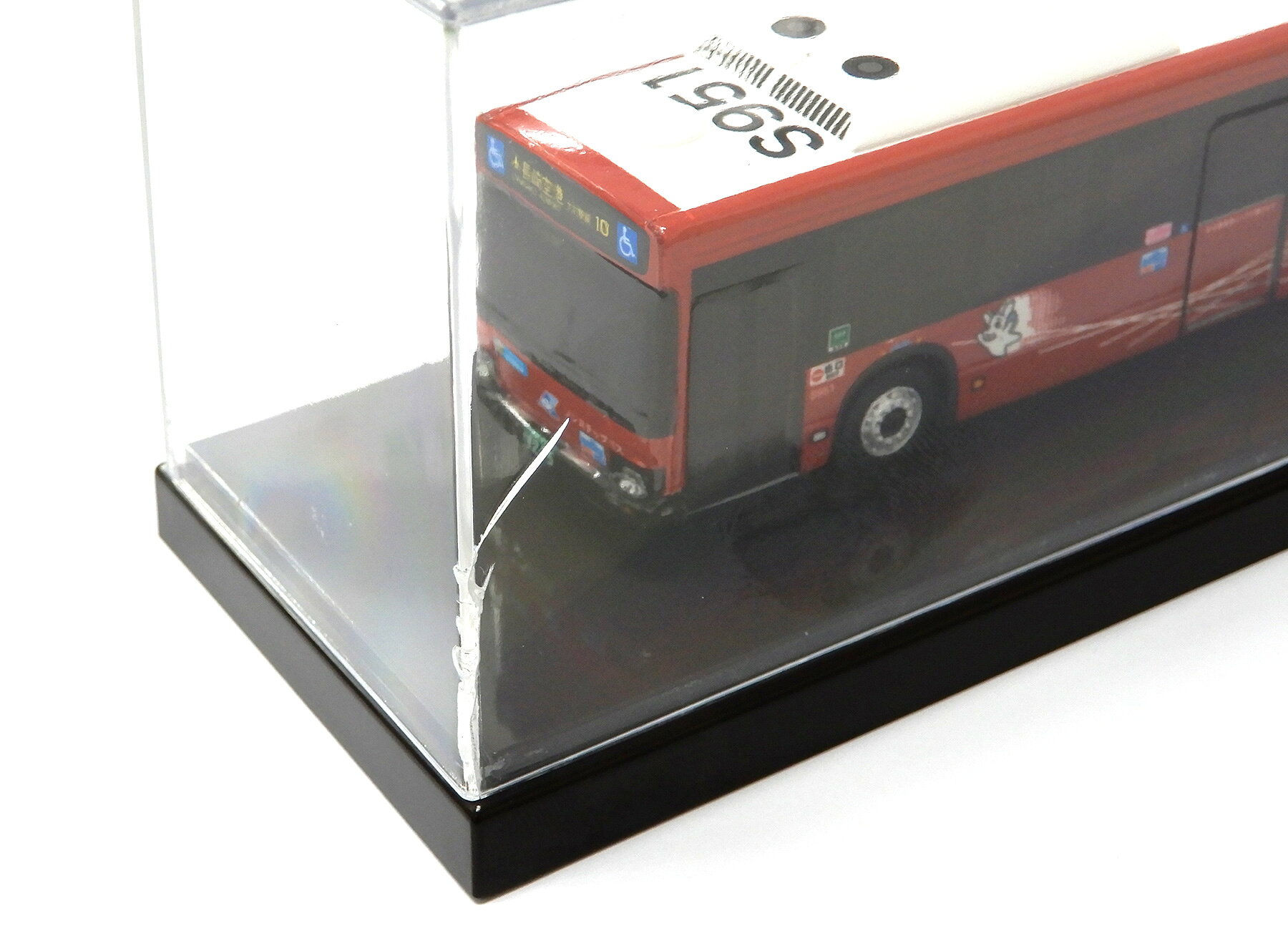 ホビーランドぽち 楽天市場店の【中古】 その他 スケールミニカー(1/64・その他) アドウィング 1/80 長崎県営バス 【D】 外箱開封品・外箱傷み / ケース角にヒビ割れ / 性質上、多少の塗装ムラ等はご容赦ください。｜アングル3