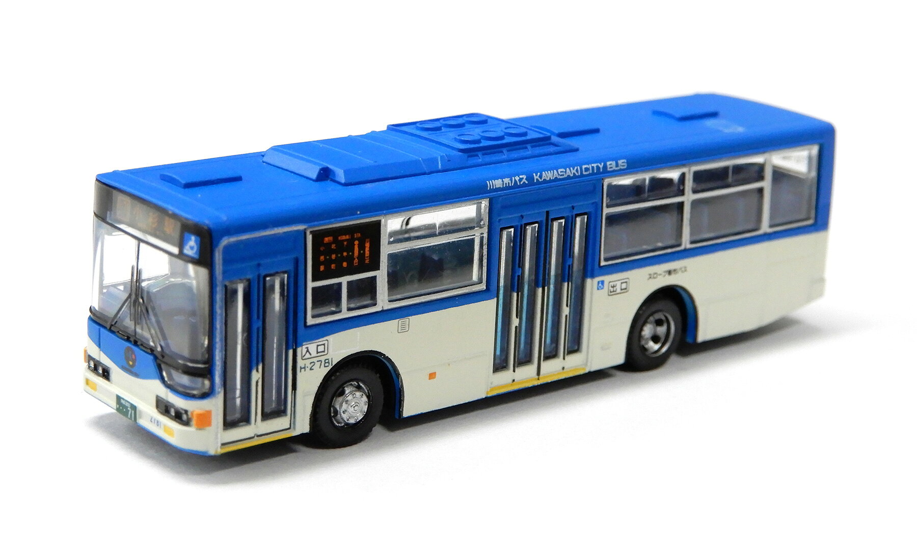 【中古】ジオコレ TOMYTEC(トミーテック) (465) ザ・バスコレクション第33弾 三菱ふそう エアロスター 川崎市交通局 【ジャンク】 外箱欠品（車両のみ）/ 車体に少々汚れ・キズ・破損の場合あり / エアキャップに包んで発送致します