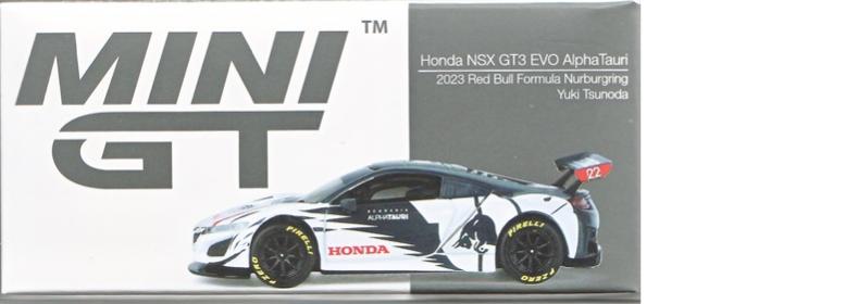 【中古】1/43 TSM MODEL(トゥルースケールミニチュアズ) MGT00761-L ホンダ NSX GT3 EVO レッドブル フォーミュラ ニュルブルクリンク 2023 アルファタタウリ 角田 裕毅 (左ハンドル) 【B】 開封品、商品の性質上多少の塗装ムラ等はご容赦ください