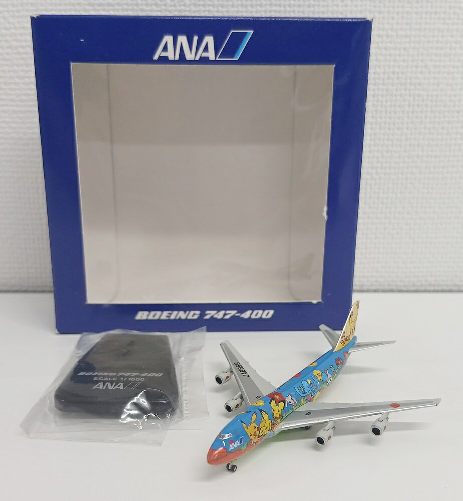 【中古】 その他 完成品(航空機) 民間機 1/1000 全日空商事 NH10006 B747-400 ANA JA8956 お花ジャンボ 【B】 外箱多少傷み　※商品の性質上、多少の塗装ムラ等はご了承ください。