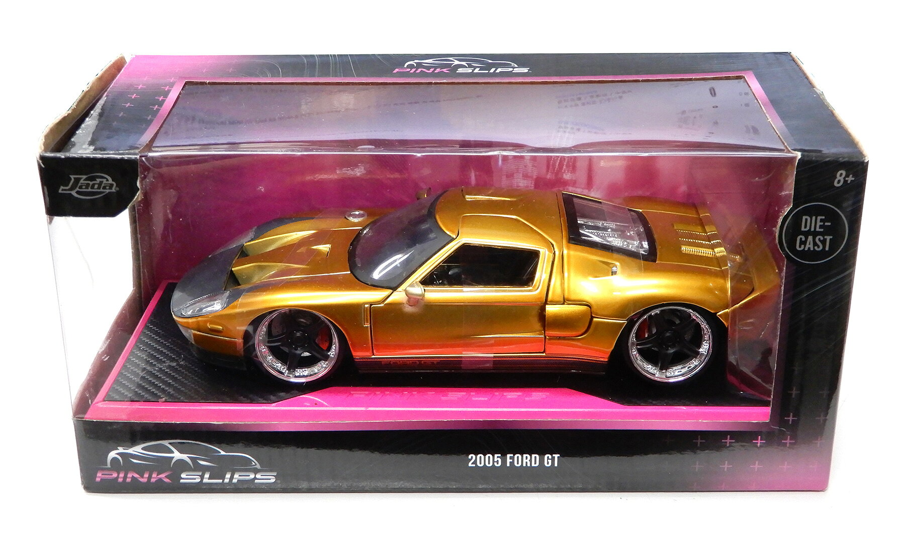 【中古】 その他 スケールミニカー(1/8～1/35) Jada Toys PINK SLIPS 2005 FORD GT...