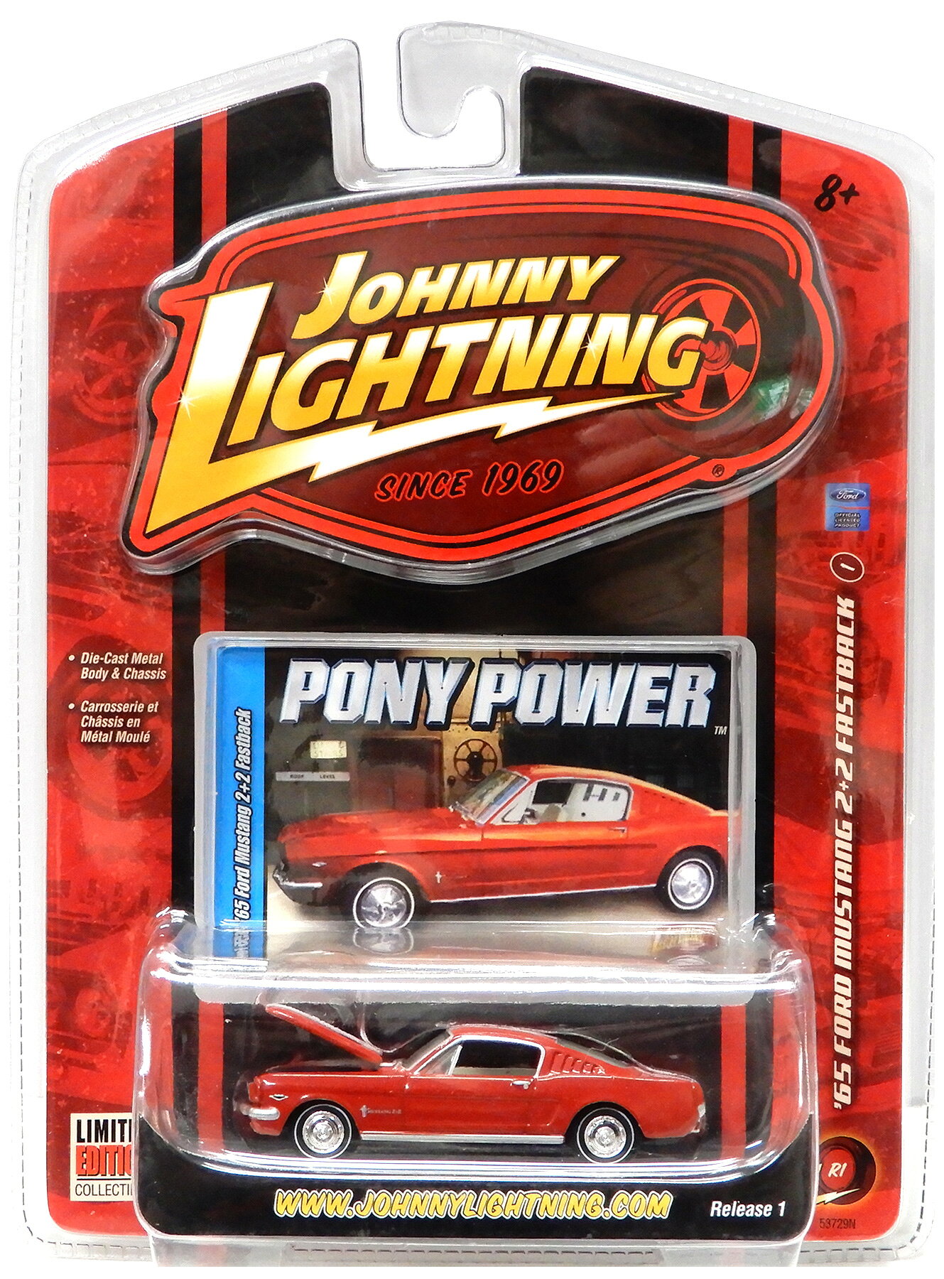 【中古】 その他 スケールミニカー(1/64・その他) Johnny Lightning PONY POWER '6...