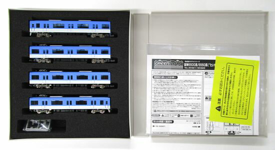 【中古】Nゲージ グリーンマックス 30322 阪神 5550系 (`たいせつ`がギュッと。マーク付き) 4輛編成セット (動力付き) 【A´】 スリーブ傷み/説明書の袋開封済のサムネイル