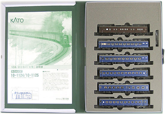 乐天商城 - 【中古】Nゲージ KATO(カトー) 10-1124+10-1125 10系寝台急行「大雪」基本+増結 12両セット 【C】 外スリーブ傷み / 基本：ブックケース角破れ / 増結：5両目の側面にスジ傷