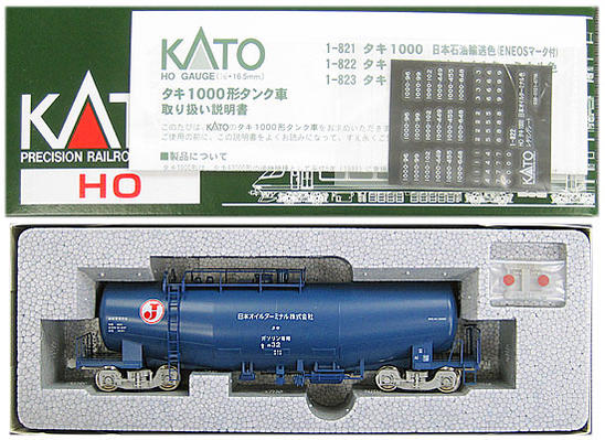 【中古】HOゲージ KATO(カトー) 1-822 タキ1000 日本オイルターミナル色 2007年ロット 【A】