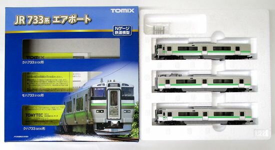 【中古】Nゲージ TOMIX(トミックス) 98430+98431 JR 733-3000系近郊電車(エアポート) 基本+増結 6両セット 【A´】 増結 : ウレタンスペーサーなし