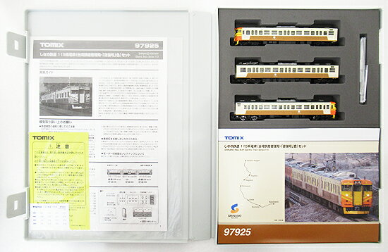 【中古】Nゲージ TOMIX(トミックス) 97925 しなの鉄道 115系電車 (台湾鉄路管理局・「自強号」色) 3両セット 【A´】 車番印刷エラー対策済み　スリーブ傷み