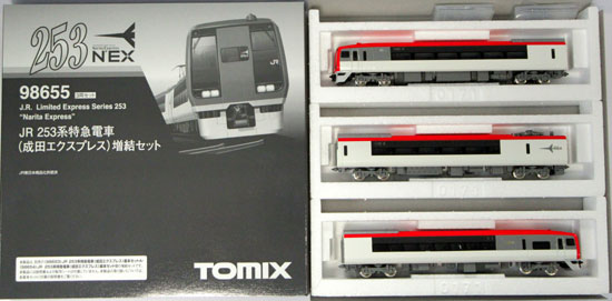 樂天商城 - 【中古】Nゲージ TOMIX(トミックス) 98655 JR 253系特急電車(成田エクスプレス) 3両増結セット 【A´】 スリーブ多少傷み