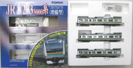 樂天商城 - 【中古】Nゲージ TOMIX(トミックス) 92462 JR E233-3000系 近郊電車 (増備型) 3両基本セットA 2013年ロット 【A´】 外箱傷み