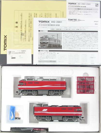 【中古】HOゲージ TOMIX(トミックス) HO-2001 JR EH800形電気機関車 【A´】 下の箱(白い箱側)の内側に他店の防犯タグ貼付・外箱傷み