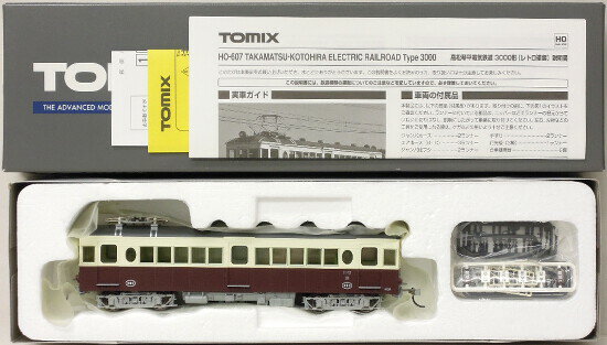 新品未使用品 TOMIX HO-607高松琴平鉄道 3000形 レトロ塗装 TOMIX HO-607 高松琴平電気鉄道3000形（レトロ塗装）中古品 トミックス