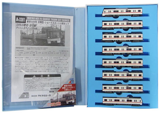 樂天商城 - 【中古】Nゲージ マイクロエース A3381 都営 5300形 初期型・ショートスカート 8両セット 【A´】 スリーブ多少傷み