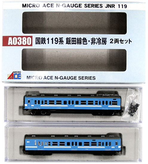 樂天商城 - 【中古】Nゲージ マイクロエース A0380 国鉄 119系 飯田線色非冷房 2両セット 【A´】 外箱傷み